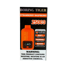 Load image into Gallery viewer, Luffbar Boring Tiger 25000 - Strawberry Raspberry Flavor