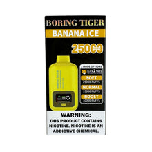 Load image into Gallery viewer, Luffbar Boring Tiger 25000 - Banana Ice Disposable Vape