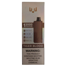 Load image into Gallery viewer, Tiger Blood - Milli Bar 12000
