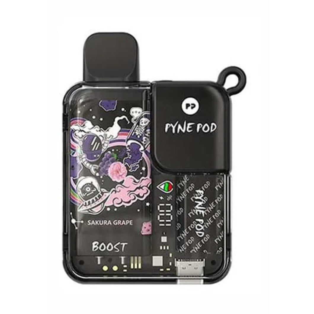 Pyne Pod Boost 8500 - Sakura Grape Flavor Delight