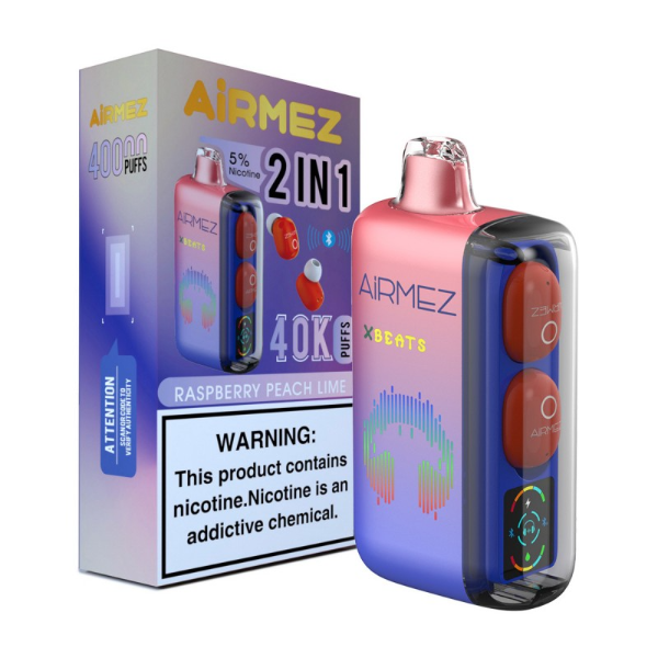AirMez X-Beats 40K - Raspberry Peach Lime Delight