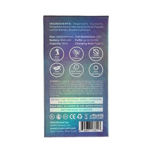 Arro Ultra 15000 Baja Berry - Zero Nicotine Delight