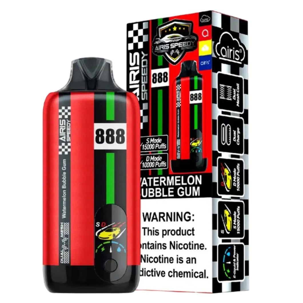 Airis Speedy 15000 Watermelon Bubble Gum Vape Delight