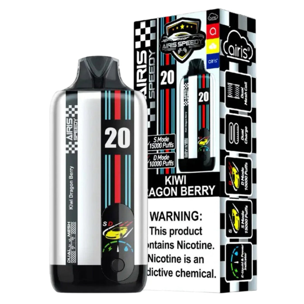 Airis Speedy 15000 Kiwi Dragon Berry Disposable Vape