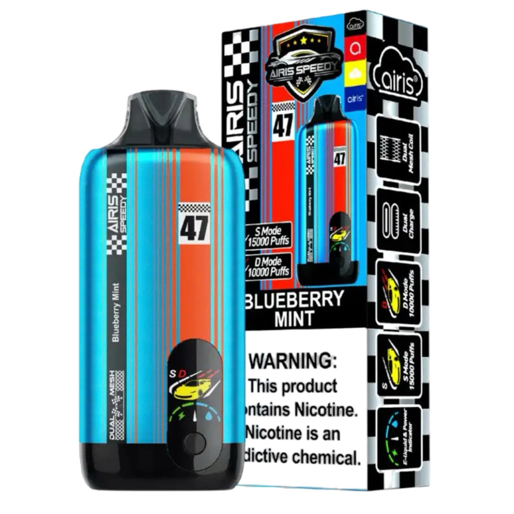 Airis Speedy 15000 - Blueberry Mint Flavor Delight