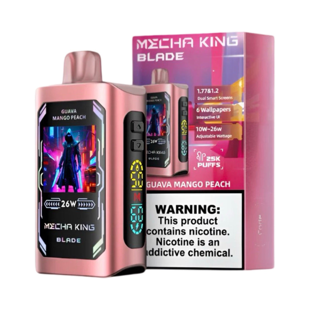 Mecha King Blade 25000 - Guava Mango Peach Delight
