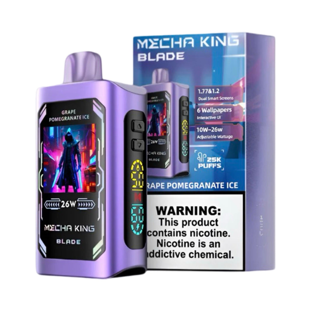 Mecha King Blade 25000 - Grape Pomegranate Ice Vape