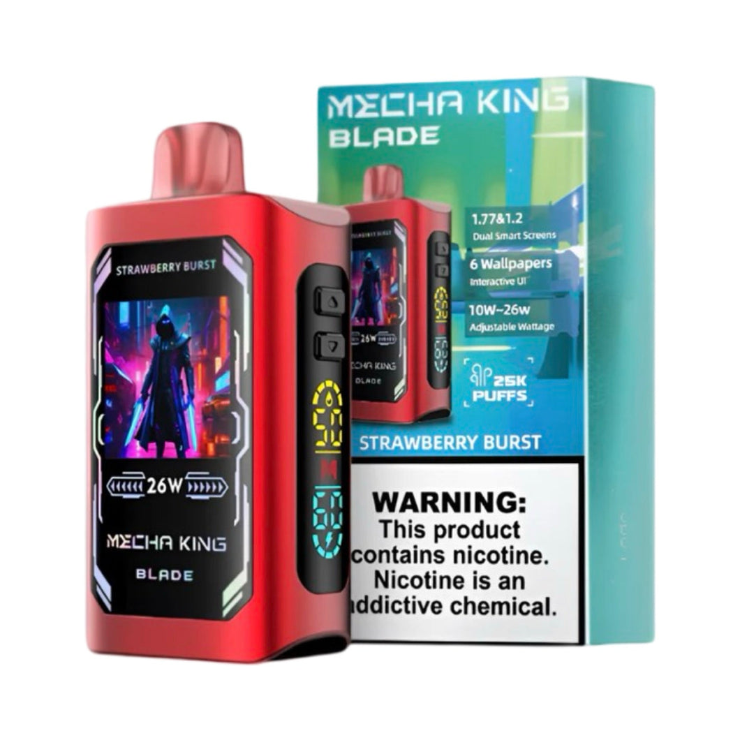 Mecha King - Blade 25000 Strawberry Burst Disposable Vape