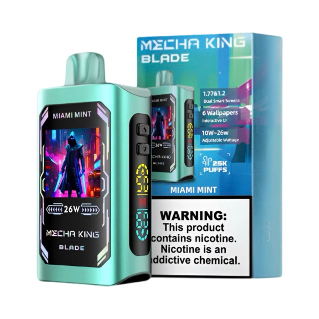 Mecha King - Miami Mint - Blade 25000 Disposable Vape
