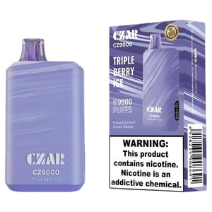 CZAR CZ9000 Triple Berry Ice Disposable Vape 9000 Puffs