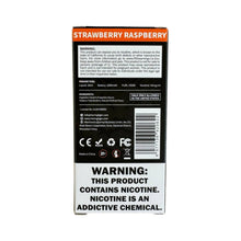 Load image into Gallery viewer, Luffbar Boring Tiger 25000 - Strawberry Raspberry Flavor
