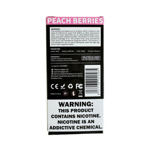 Luffbar Boring Tiger 25000 - Peach Berries Delight