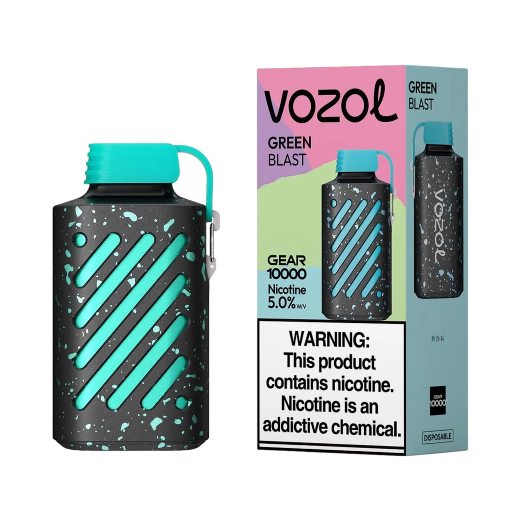 Vozol Gear 10000 - Green Blast Flavor Vape Device