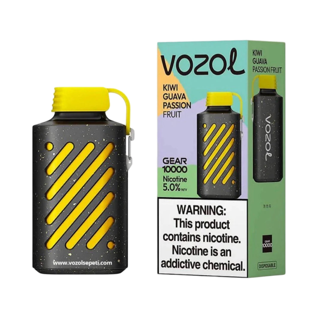 Vozol Gear 10000 - Kiwi Passion Fruit Guava Flavor