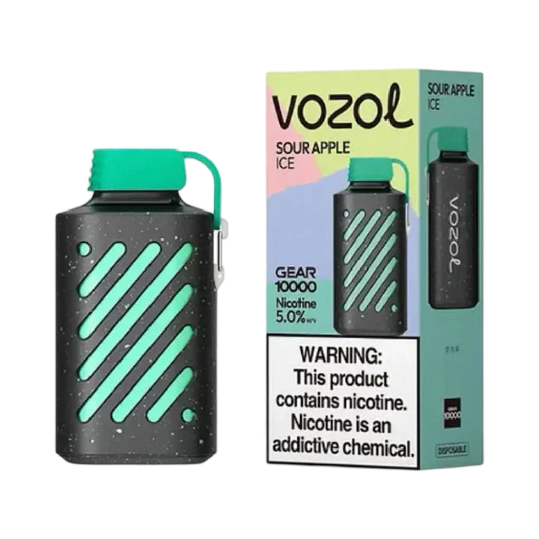Vozol Gear 10000 - Sour Apple Ice Disposable Vape