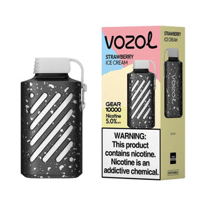 Vozol Gear 10000 - Strawberry Ice Cream Flavor Delight