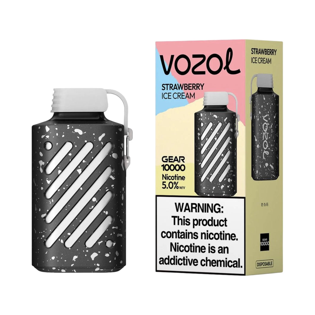 Vozol Gear 10000 - Strawberry Ice Cream Flavor Delight